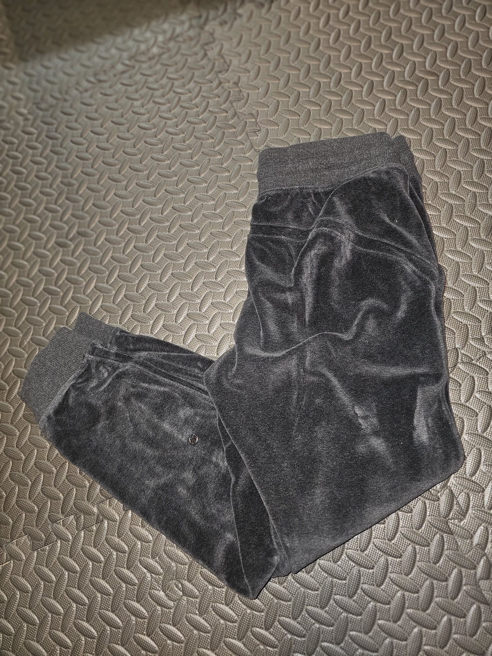 lululemon athletica Black Velour Joggers